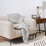 Cotton Chunky Knit Weighted Blanket - velouisse