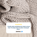 Cotton Chunky Knit Weighted Blanket - velouisse