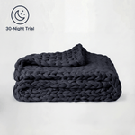 Cotton Chunky Knit Weighted Blanket - velouisse